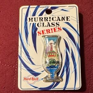 LIMITED EDITION Hard Rock San Antonio Hurricane Glass Series Pin